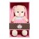 Soft toy "Bunny Lin in a silver-pink dress", 20 cm