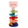 Developing pyramid "get into the basket", 6 elements, color mix
