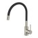 MILARDO MEAL M01BN0FM05 kitchen mixer, pour 241 mm, flexible spout, satin color