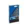 Set of drill on metal bison, steel P6M5, cylindrical shank, 1-10 mm, 10 pcs, class A