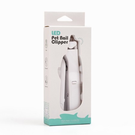 Smart animal clawers, with a file, LED flashlight and a claw container, on batteries-10