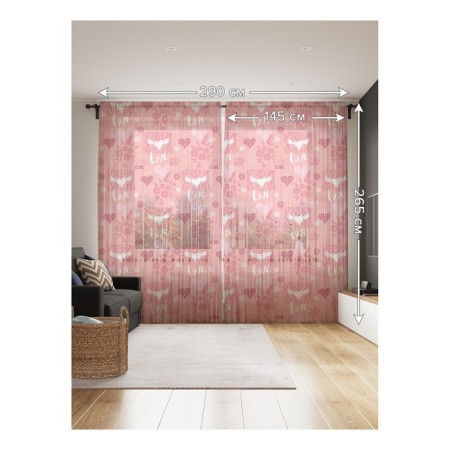 Photo "Pictures with Love", size 145x265 cm, 2 pcs-1
