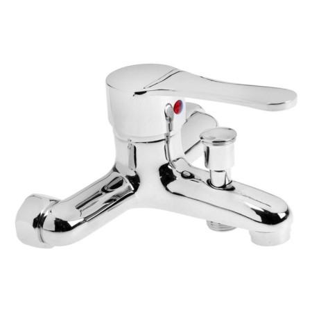 Bath mixer Zein Z0152, 35 mm cartridge, with shower set, chrome-5