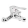 Bath mixer Zein Z0152, 35 mm cartridge, with shower set, chrome
