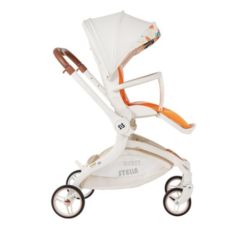 Walking stroller Farfello Stella STL, Color Perfect White-13