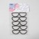 Semi -ring for bags, d = 40 mm, thickness - 3 mm, 10 pcs, nickel color