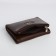 Women's wallet on a magnet, brown color