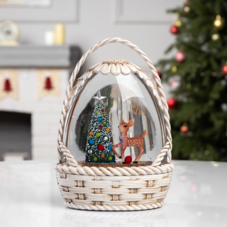LED figure "Winter Sparks", 20.3x15x9 cm, music, aah3, USB, glow warm white-1
