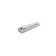 Clipper large kaizer, rectangular, silver color
