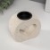 Gypsum candlestick, 1 candle "heart in stone" d = 3.8 cm 5x9.6x8.5 cm