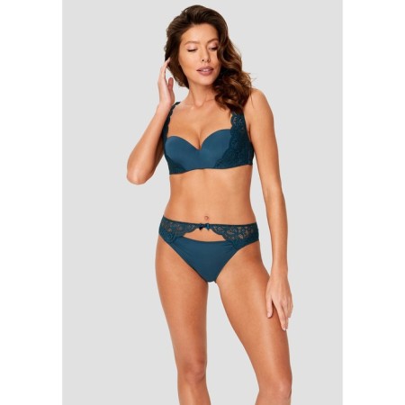 Women's bra, size 70b, dark green color-4