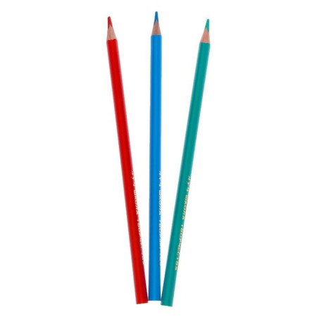 Color pencils 18 colors "School of Creativity", three -sided-3