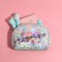 Cosmetic bag-trapping “Shine! Dream! ", Holographic PVC, 20 x 13 cm