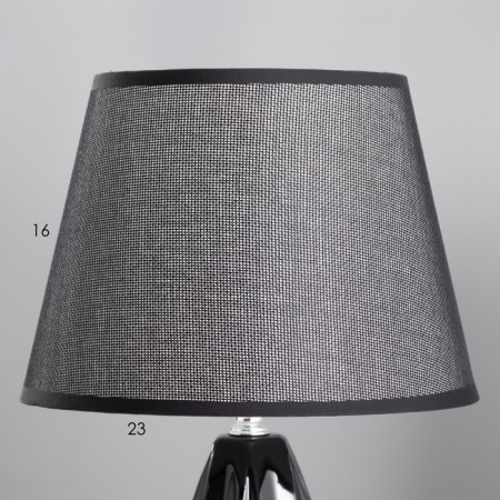 Table lamp "Florence" E14 40W Black-CHROM 22.5x22.5x35 cm Risalux-4