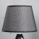 Table lamp "Florence" E14 40W Black-CHROM 22.5x22.5x35 cm Risalux