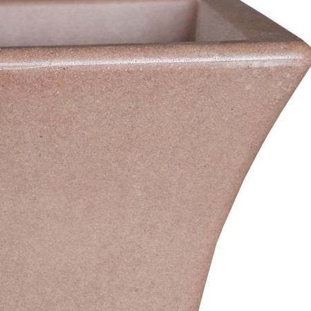 Kashpo for flowers "Crown" 40x40x35 cm, 10 l, bronze color-1