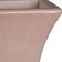 Kashpo for flowers "Crown" 40x40x35 cm, 10 l, bronze color