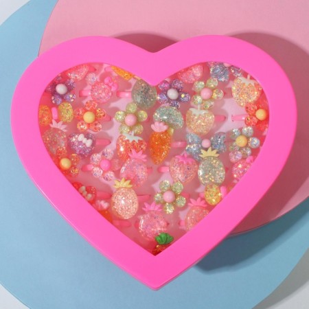 Children's Ring "Assorted" for the princess, form mix, color, dimensionless-3