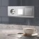 Built-in LED backlighting WL06-BL-03-LED, silver color
