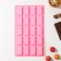Form for sweets and chocolate of the “Eucks”, silicone, 29.5 × 17.5 cm, 20 cells (5 × 2.8 cm), Mix color