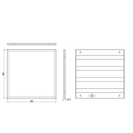 LED LED era SPO-6, 595x595x19 mm, IP40, 72W, 6500LM, 6000K, white-3
