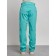 Warmed female trousers, size 42, green color