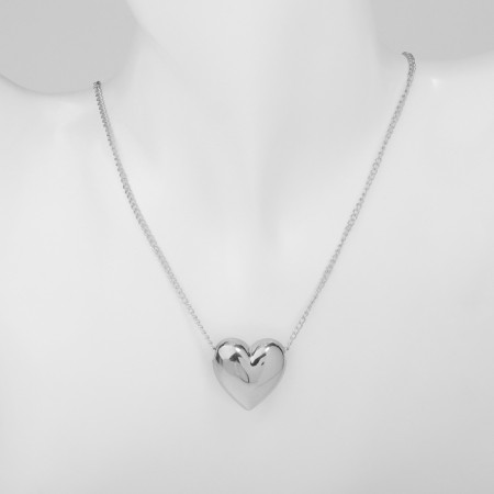 Piece "heart" Beature, color silver, 40cm-4