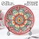 Largan Rishtan ceramics "Flowers", 25 cm, red