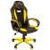 Gaming armchair Brabix Blaze GM-162, TW/Ecokozha, Black/Yellow