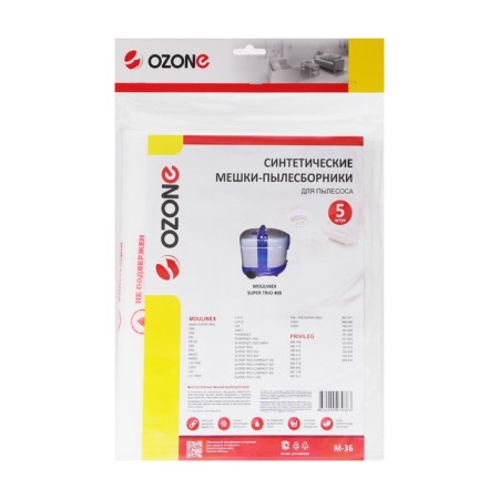 M-36 Ozone Surebroke Symbol for a vacuum cleaner, 5 pcs + microfilter