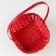 A set of wicker baskets, D19x9/32 cm, d22x9.5/34 cm, d25x10/36 cm, 3pcs, red, bamboo