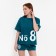 Female set (T -shirt, shorts), Malachite color, size 48
