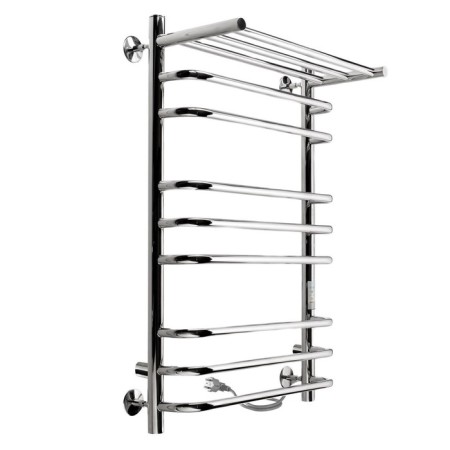 Electric towel Indigo Brace Lux, 700x400 mm, timer, hidden installation, chrome