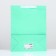 Laminated “turquoise” package, 31 x 40 x 14 cm