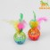 A set of 2 balls "curls with a pen", each 4 cm, a mix of flowers