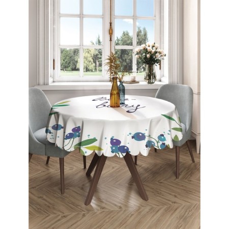 Photo scatter round, size 150x150 cm, Saten-2