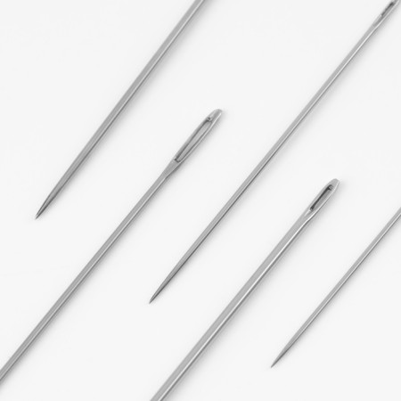 Sewing needles “Assorted No. 1”, D = 0.7 - 1.2 mm, 3.5 cm, 10 pcs, S -26-1