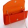 Female bag on a magnet, orange color
