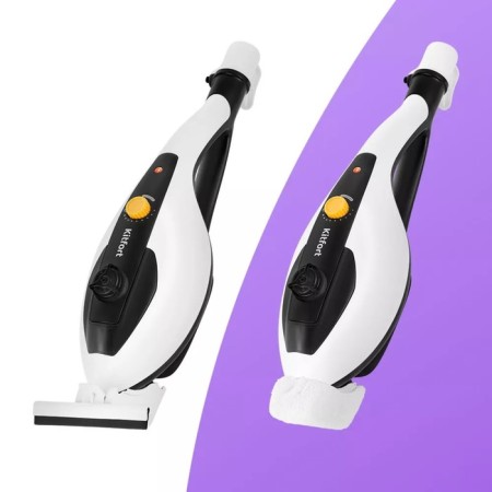 Steam mop KitFort KT-1073, 1300 W, 330 ml, cord 5 m, black and white-3