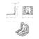 Corner Fit Tundra Krep, 40x40x50x2 mm, reinforced, zinc, 1 pc.