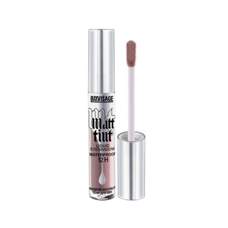 Eye Shadows Liquid Luxvisage Matt Tint Waterproof, matte, tone 105 Ash Lilac