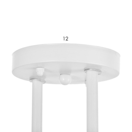 Vendi chandelier 2x40W E27 White 49x22x23cm-7