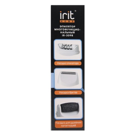 IRIT IR-3098, 3 W, 2 speeds, 3 nozzles, 3AAA (not in the kit), white-13