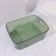 Organizer for storing manicure/cosmetic supplies "Green", 24.5 × 18 × 8.5 cm, translucent/green color