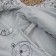 Kinderlitto children's jumpsuit “New friends. Beasts on gray ", height 68-74 cm