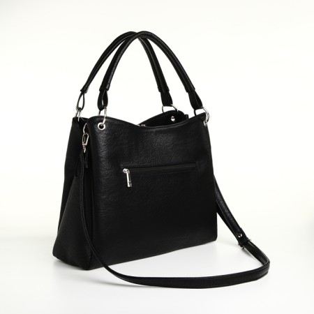 Women's bag with lightning, black color-1