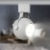 Single-phase track lamp TR35-gU10 WH under the lamp MR16 white