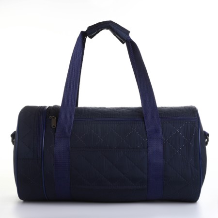 Sports bag with lightning, 2 outer pockets, long belt, blue color-1