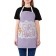 Apron of a kitchen with a photo print "Girl Power", adjustable, size OS