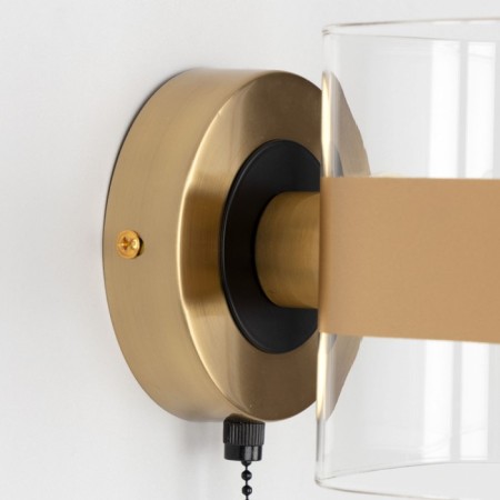 Sconces Citilux "Virta" CL140311, 12x12 cm, 1x60W, E14, brown color-16